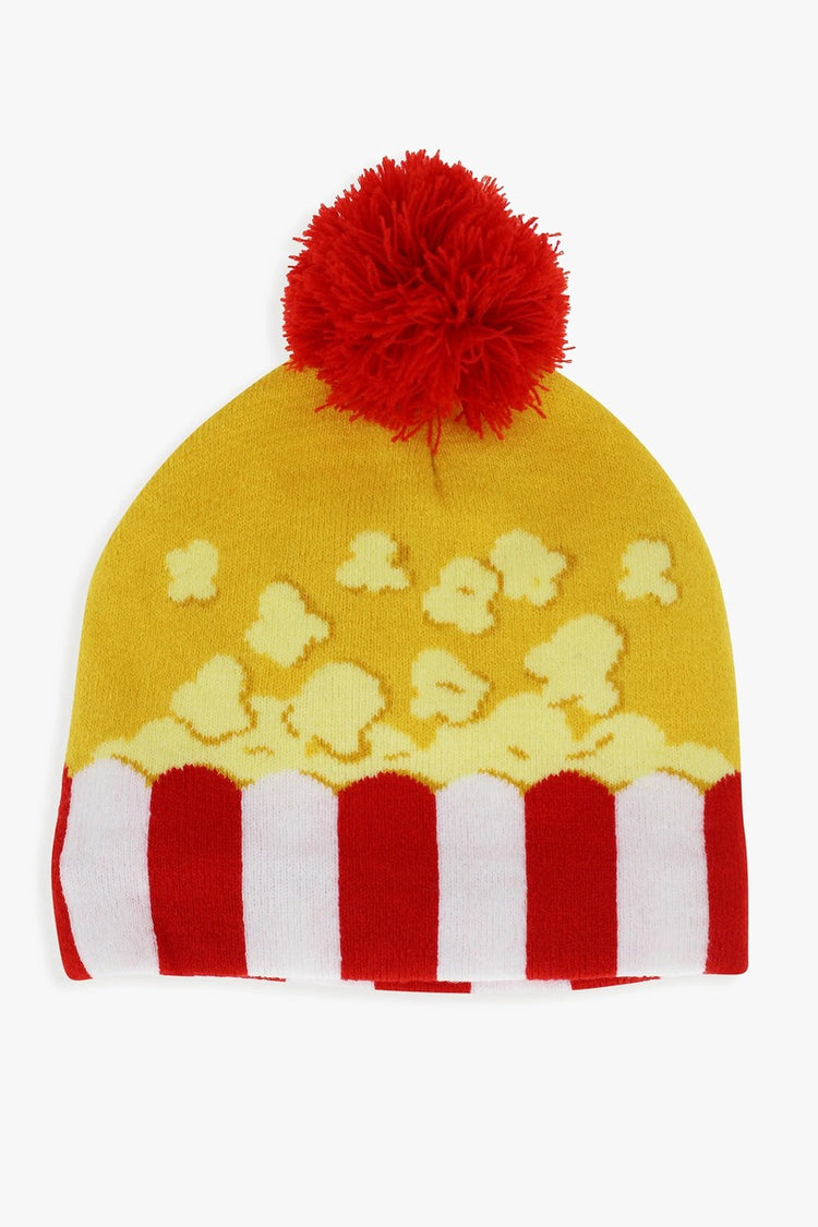 D&CO Kids Foodie Knit Toque Popcorn Yellow