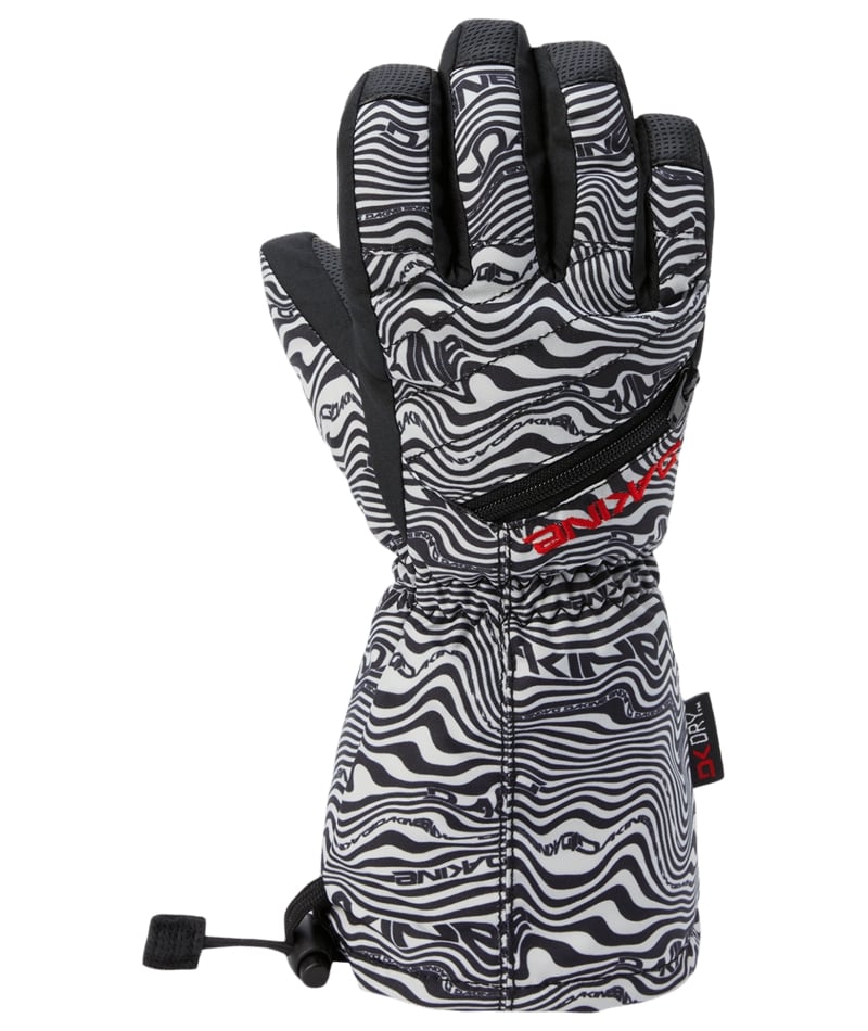Dakine Kids Tracker Glove Waves Black White