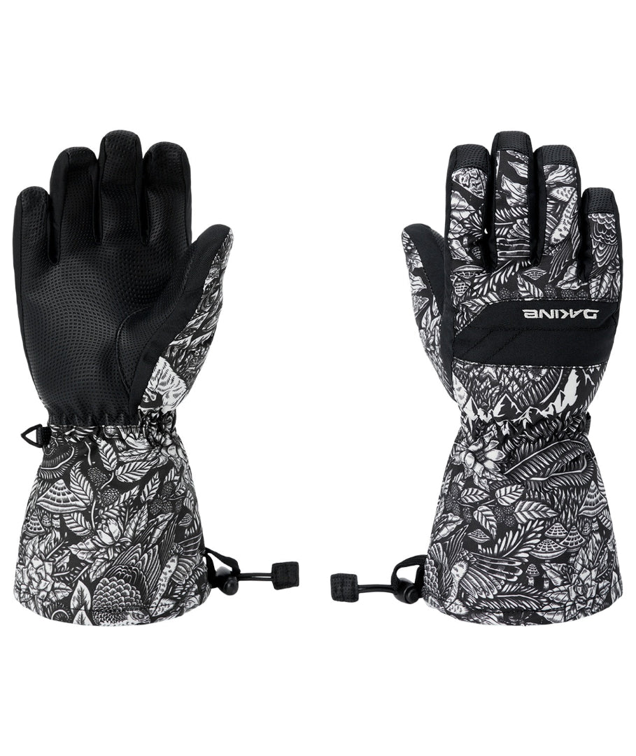 Dakine Youth Yukon Gloves kingdom black white