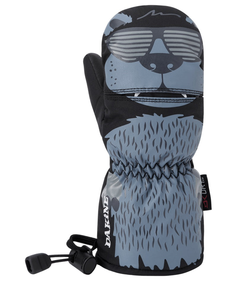 Dakine Toddler Scrambler Mitts black flint stone blue