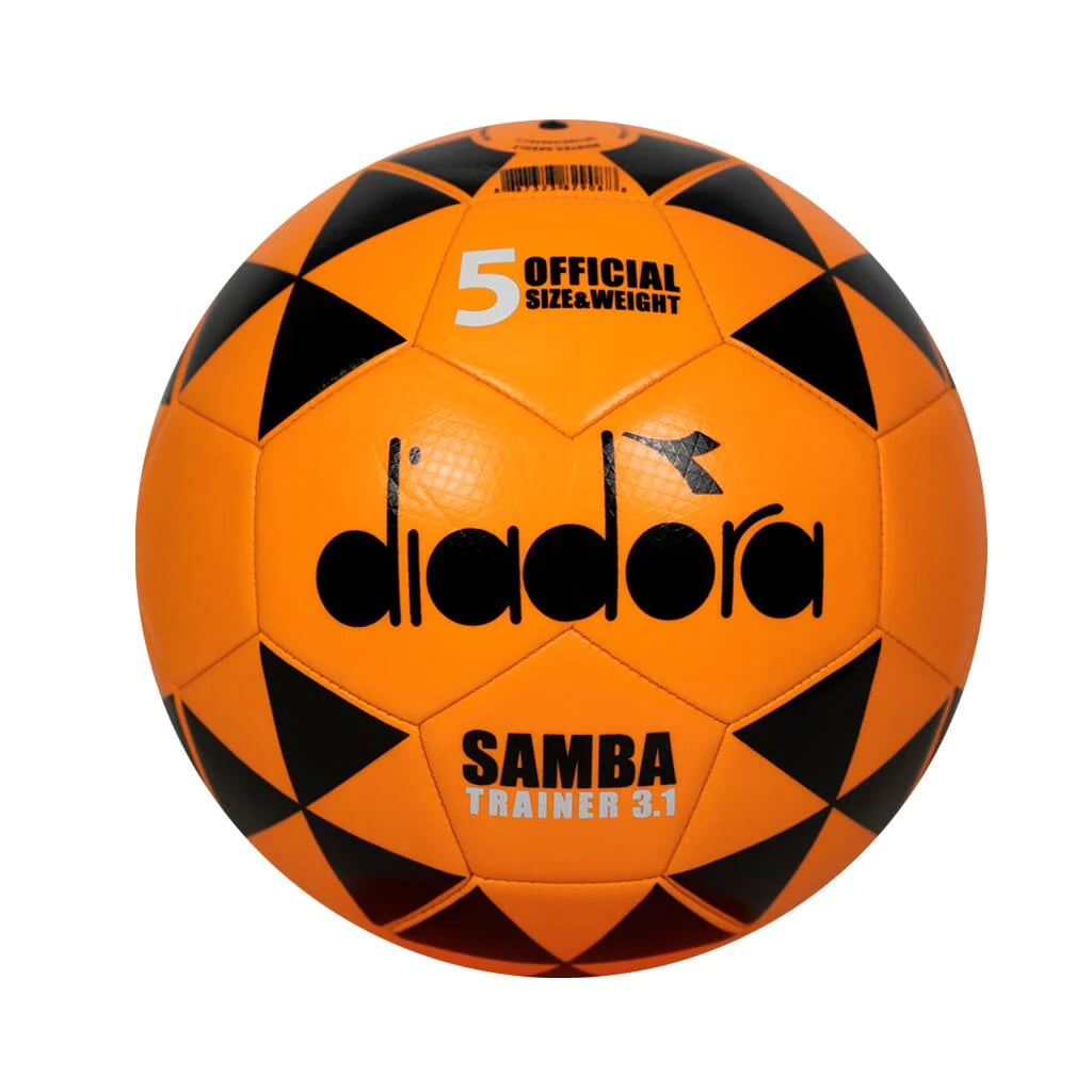 Diadora Samba Classico Trainer 881332 Soccer Ball Orange/Black