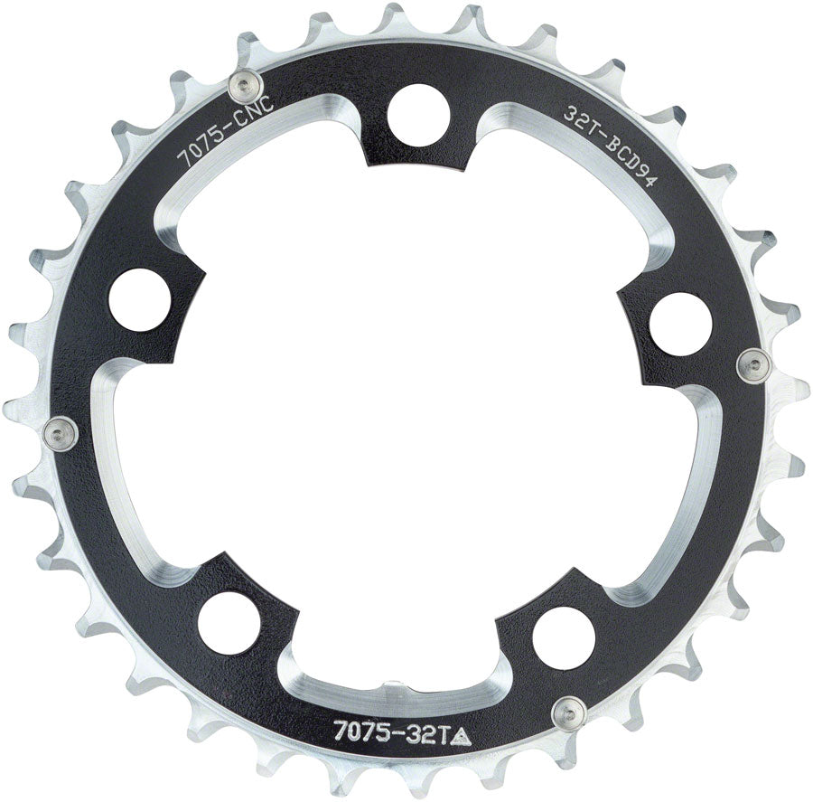 Dimension 32t (94mm BCD) Middle Black Multi Speed Chainring