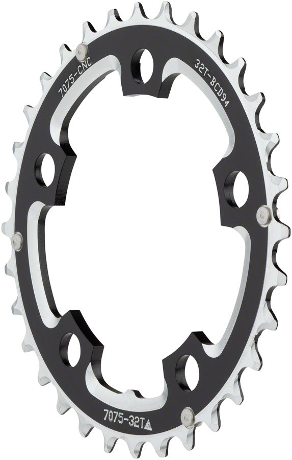 Dimension 32t (94mm BCD) Middle Black Multi Speed Chainring