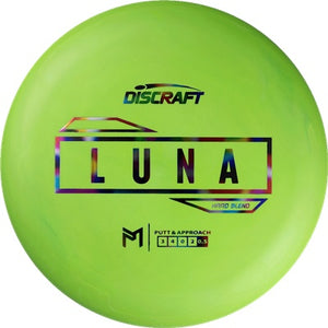 Discraft Paul McBeth Line Hard Luna Putt & Approach Golf Disc green