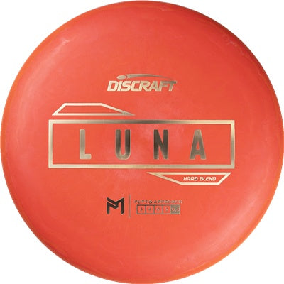 Discraft Paul McBeth Putter Line Hard Luna Putt & Approach Golf Disc orange