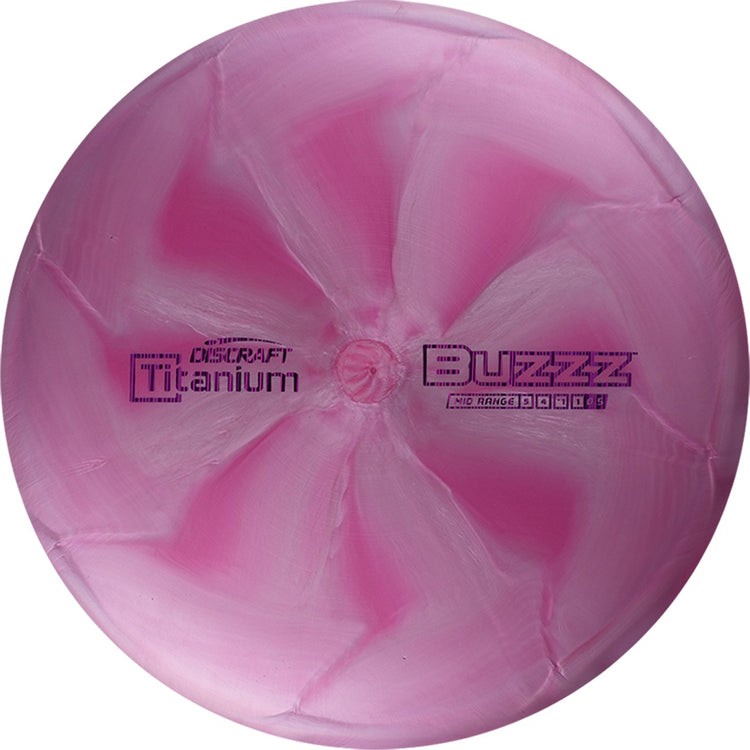 Discraft Titanium Buzzz Mid-Range Golf Disc purple