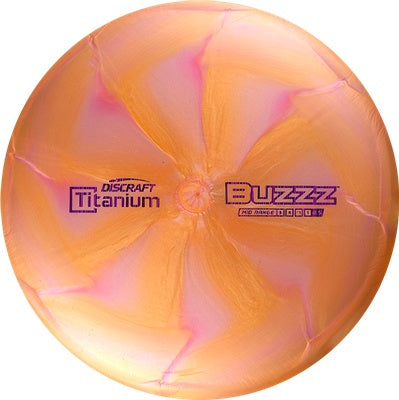 Discraft Titanium Buzzz Mid-Range Golf Disc orange