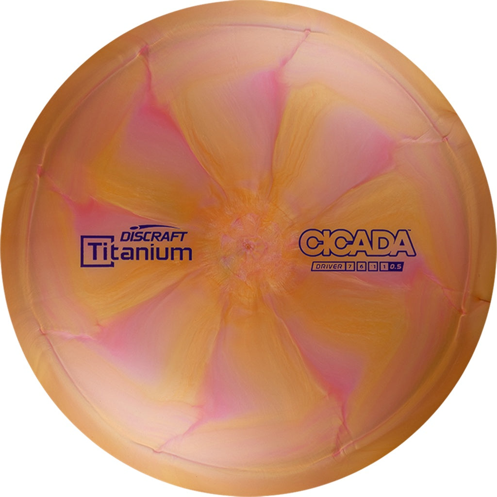 Discraft Titanium Cicada Fairway Driver Disc Golf orange