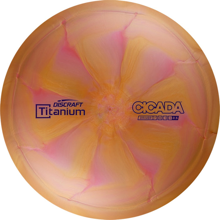 Discraft Titanium Cicada Fairway Driver Disc Golf orange