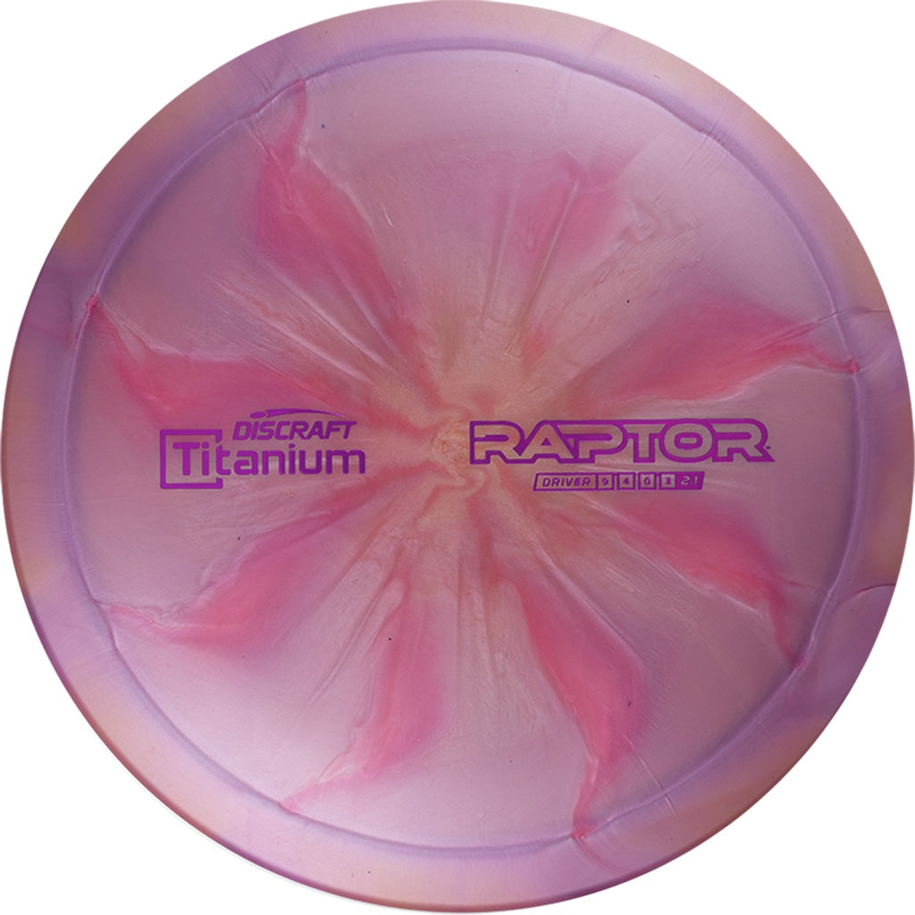 Discraft Titanium Raptor Fairway Driver Golf Disc red