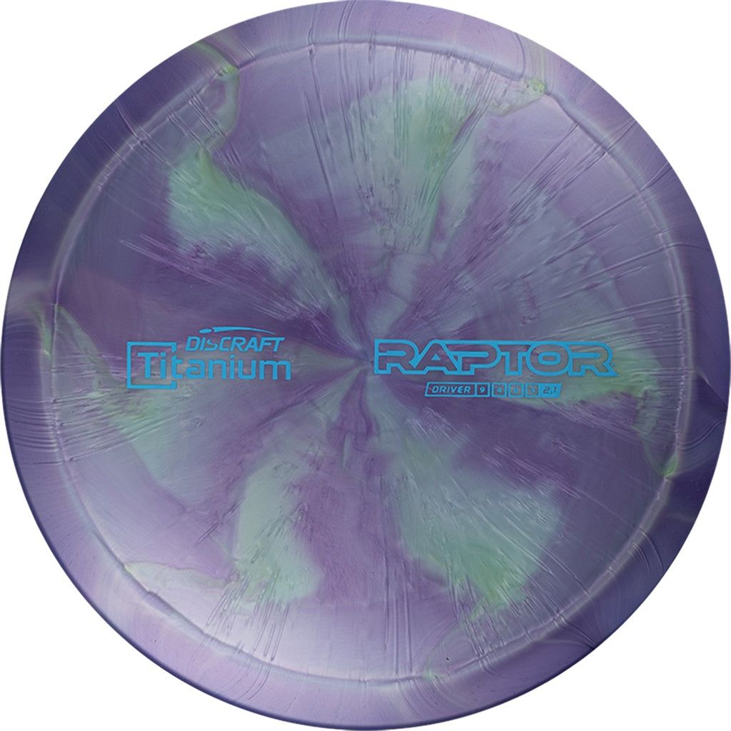 Discraft Titanium Raptor Fairway Driver Golf Disc purple 