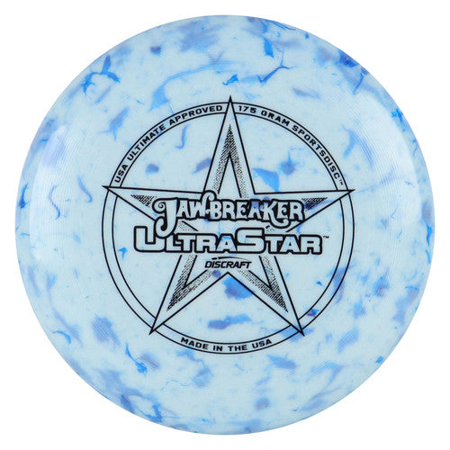 Discraft Ultra Star 175G Ultimate Frisbee jawbreaker blue