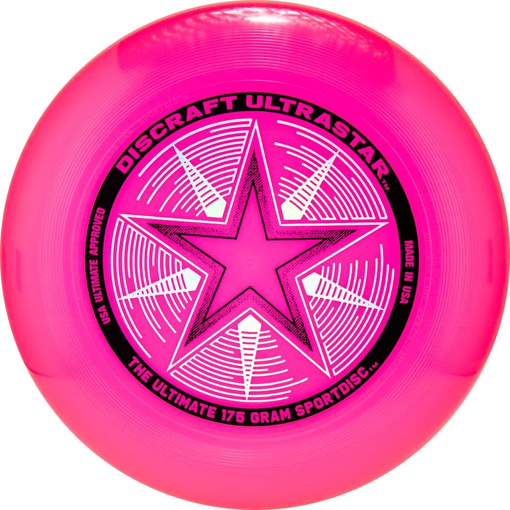 Discraft Ultra Star 175G Ultimate Frisbee pink
