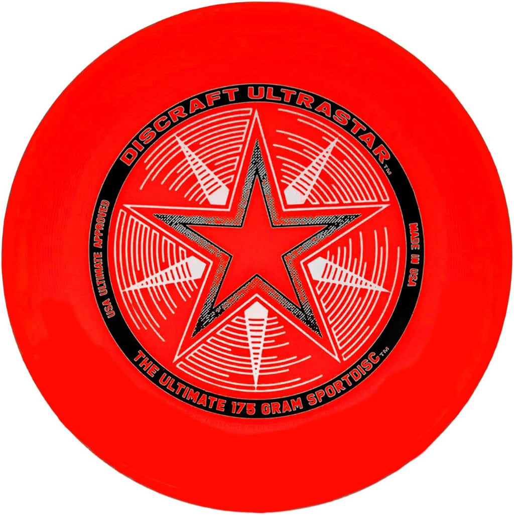 Discraft Ultra Star 175G Ultimate Frisbee red