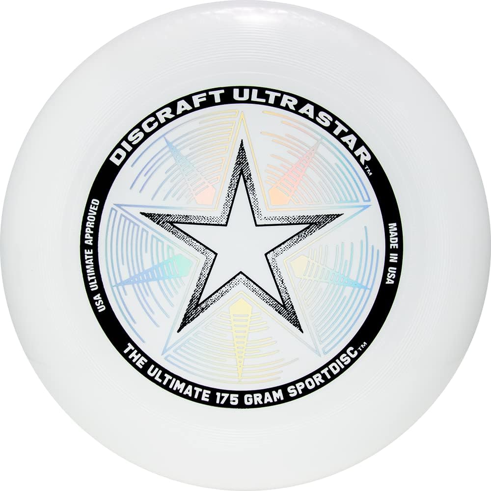 Discraft Ultra Star 175G Ultimate Frisbee white