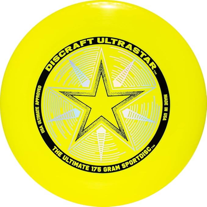 Discraft Ultra Star 175G Ultimate Frisbee yellow