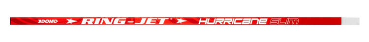 DOM Sports Intermediate Ring-Jet Hurricane Slim Ringette Stick red