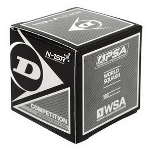 DUNLOP Competition Squash Ball yellow dot