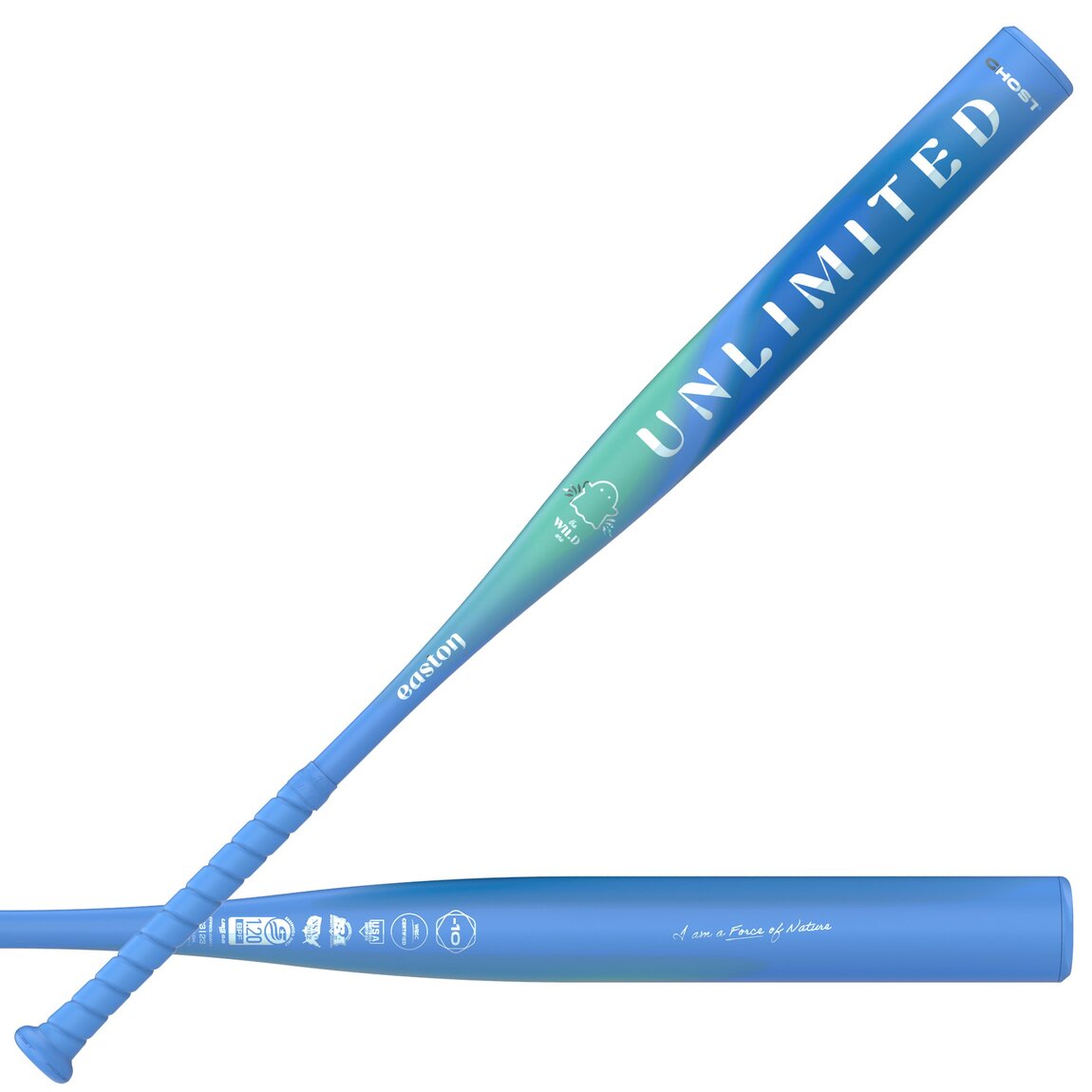 Easton -10 Ghost Wild Fastpitch Bat blue