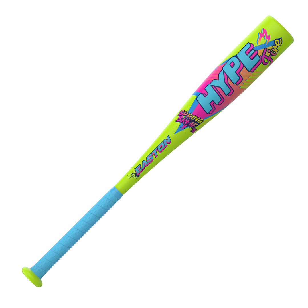 Easton -13 Hype Fire Spring Break Edition USA Baseball T-Ball Bat green/blue/pink