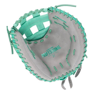 Easton 34" Color Splash 2.0 PCFPCM34GM Fastpitch Catcher's Mittgrey/teal