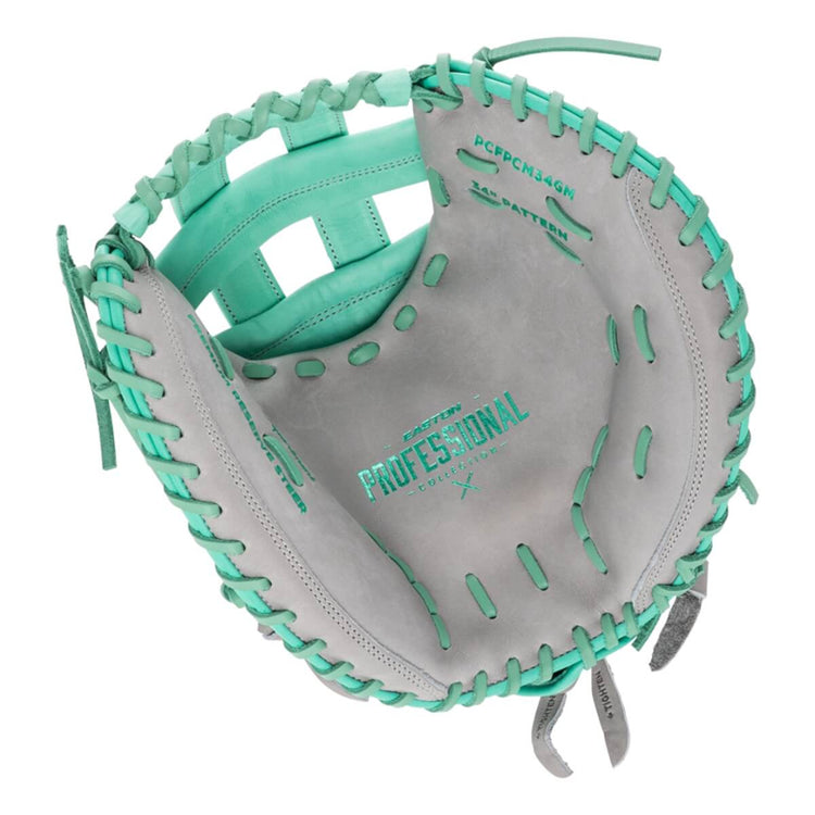 Easton 34" Color Splash 2.0 PCFPCM34GM Fastpitch Catcher's Mittgrey/teal