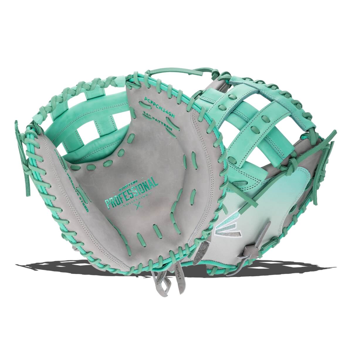 Easton 34" Color Splash 2.0 PCFPCM34GM Fastpitch Catcher's Mittgrey/teal