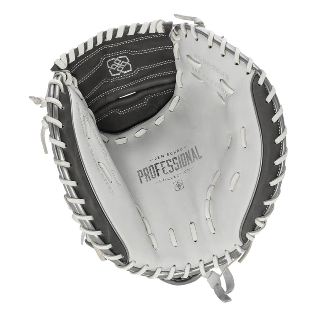 Easton 34" Professional Collection FP RUDI2020 Jen Schroeder Fastpitch Catcher's Mitt grey