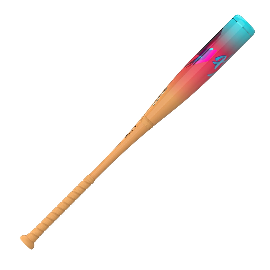 Easton -5 Hype Fire USA Baseball Bat beige/pink/aqua