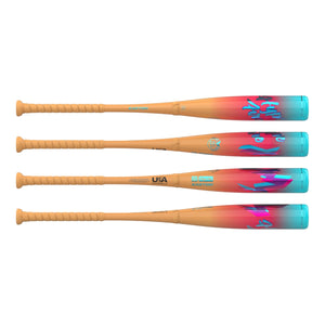 Easton -5 Hype Fire USA Baseball Bat beige/pink/aqua