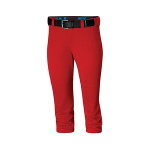 Easton Girl's Pro Elite Softball Pant red