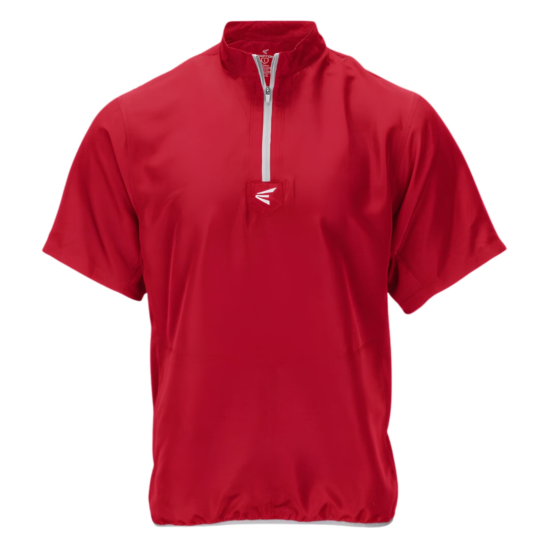 Easton Junior Alpha Cage Short Sleeve Jacket red