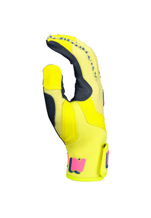 Easton Junior Walk-Off Spring Break Edition Batting Gloves neon yellow/pink 