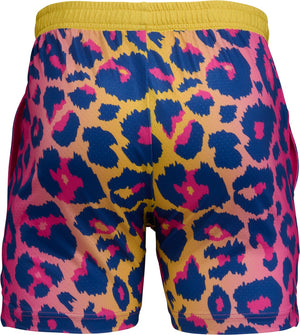 Easton Senior Cheetah Spring Break Collection Shorts pink/yellow/navy