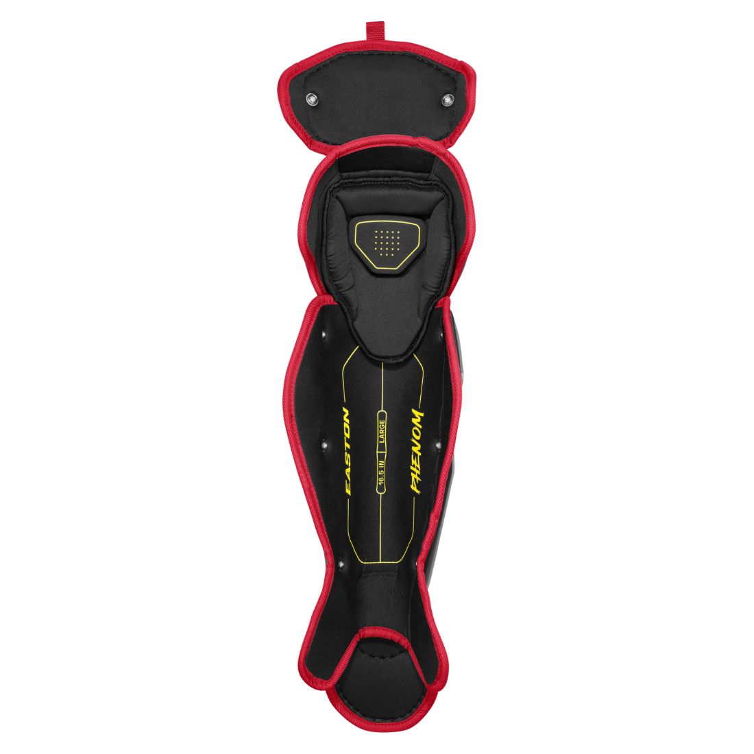 Easton Senior Phenom Catcher's Leg Guards red