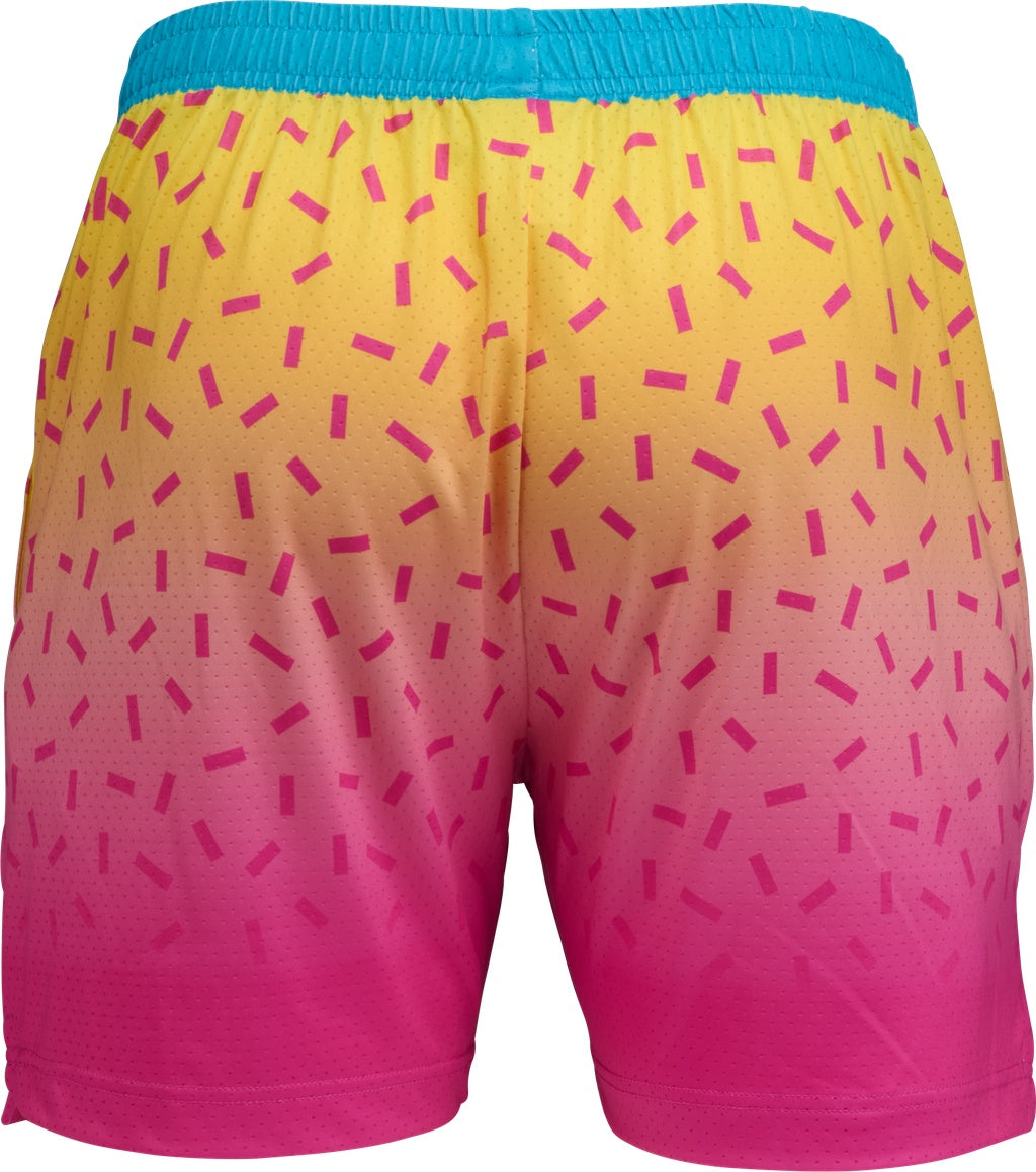 Easton Senior Sprinkles Spring Break Collection Shorts pink/yellow/blue