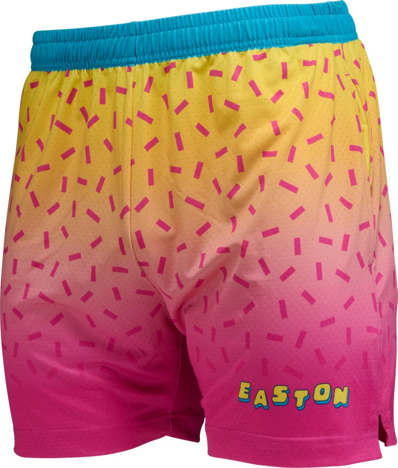 Easton Senior Sprinkles Spring Break Collection Shorts pink/yellow/blue
