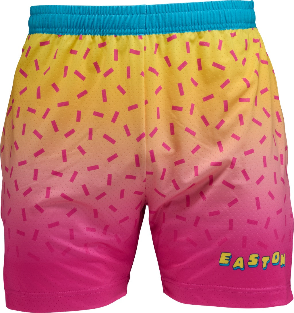 Easton Senior Sprinkles Spring Break Collection Shorts pink/yellow/blue