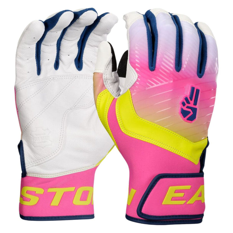 Easton Senior Walk-Off Ethos Batting Gloves dub/ pink/yellow