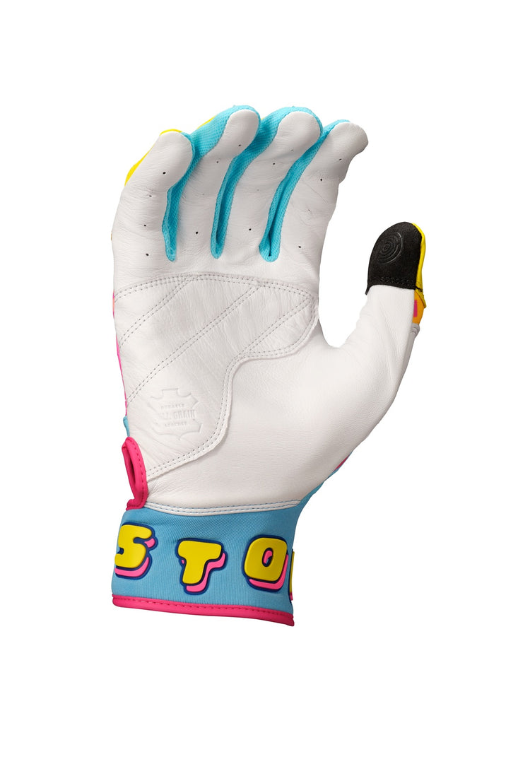 Easton Senior Walk-Off Spring Break Edition Batting Gloves light blue/pink