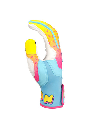 Easton Senior Walk-Off Spring Break Edition Batting Gloves light blue/pink