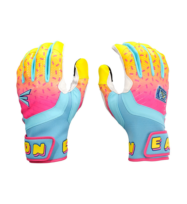 Easton Senior Walk-Off Spring Break Edition Batting Gloves light blue/pink