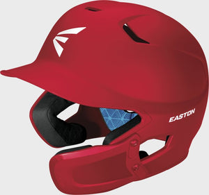 Easton Senior Z5 2.0 Matte Batting Helmet with Jaw Guard Red