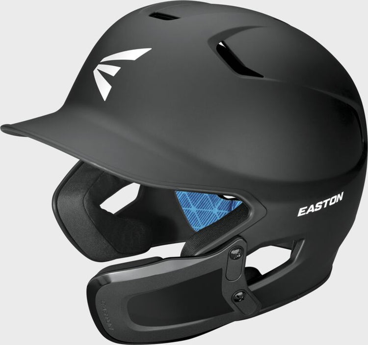 Easton Senior Z5 2.0 Matte Batting Helmet with Jaw Guard Black