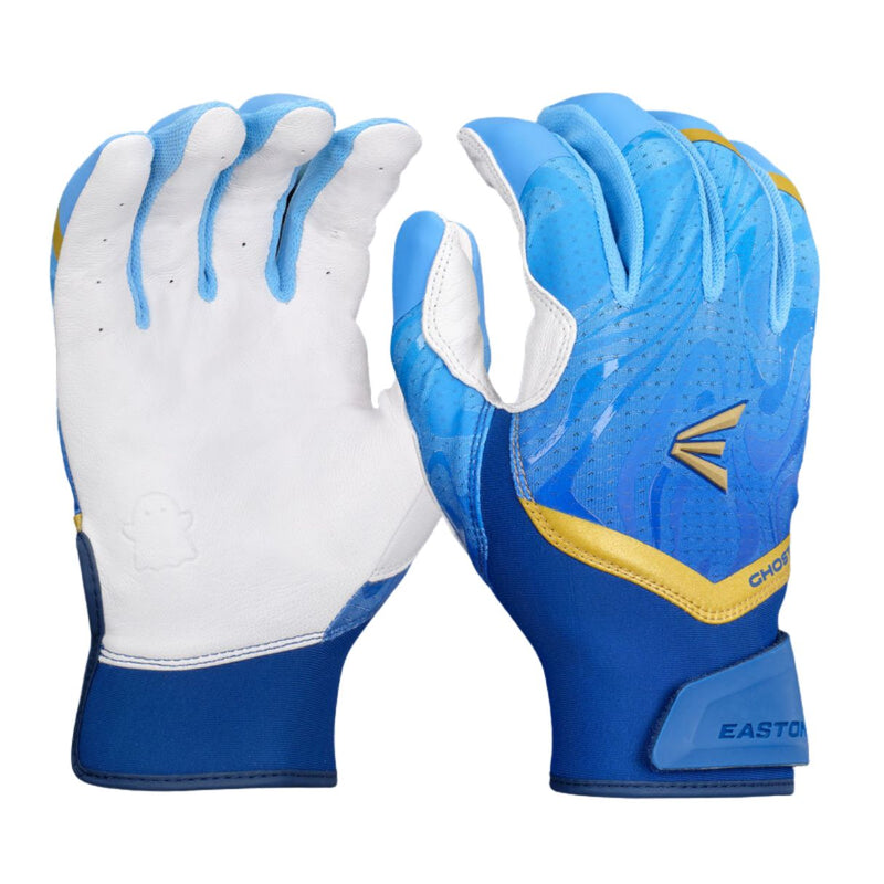 Easton Women's Ghost Ethos Fastpitch Batting Gloves out of blue