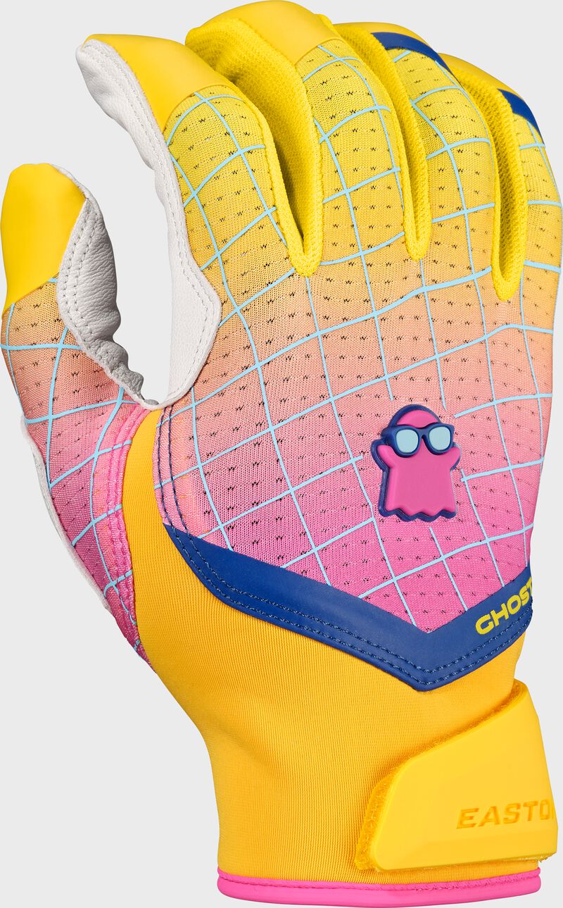 Easton Women's Ghost Spring Break Edition Batting Gloves yellow/pink