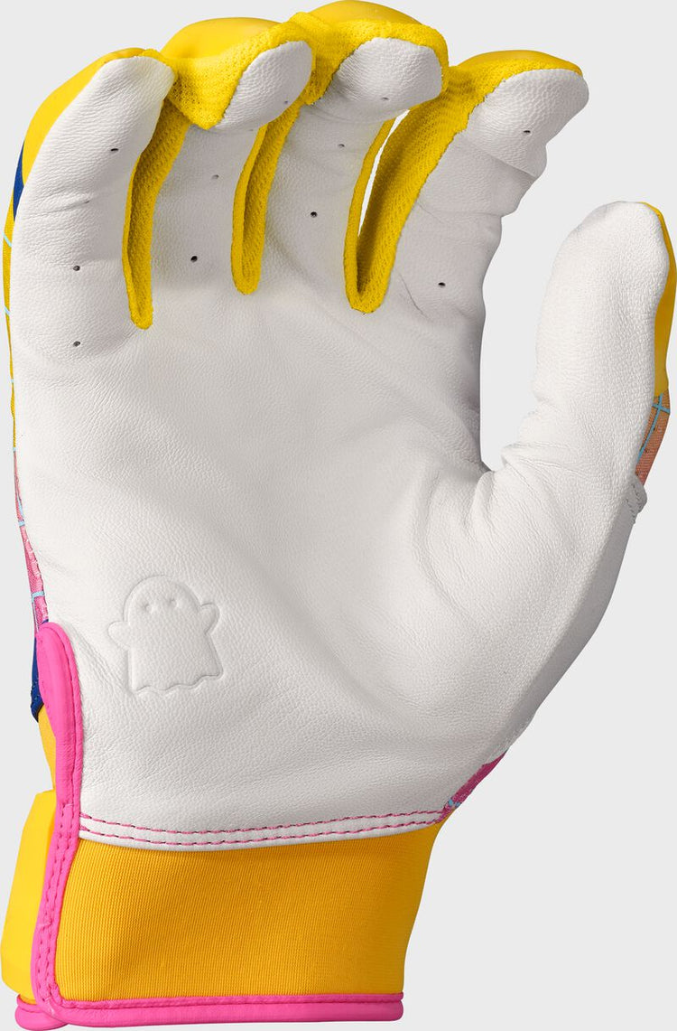 Easton Women's Ghost Spring Break Edition Batting Gloves yellow/pink