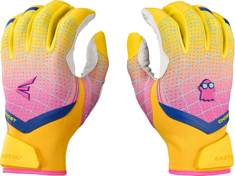 Easton Women's Ghost Spring Break Edition Batting Gloves yellow/pink
