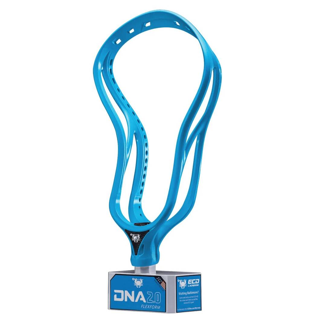 ECD Lacrosse Senior DNA 2.0 Unstrung Lacrosse Player Head bllue