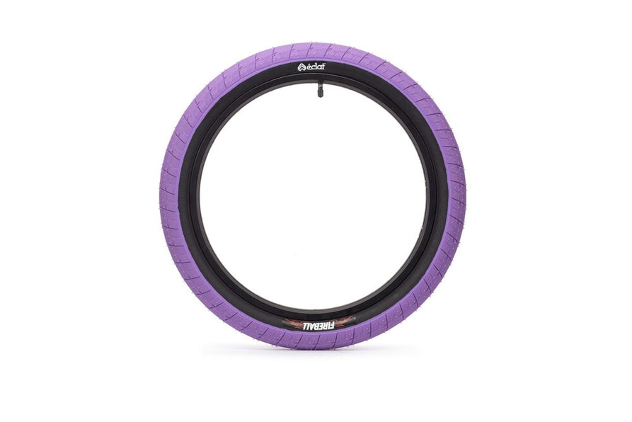 eclat Fireball Wire Clincher Anti-Puncture 60TPI BMX Tire Purple